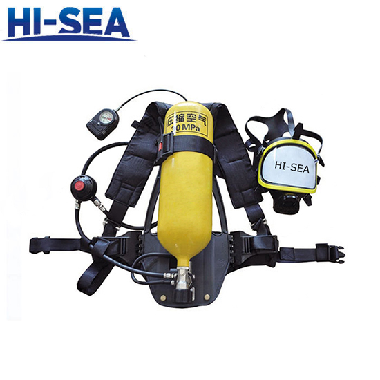 SCBA with Electronic Audible and Visual Alarm